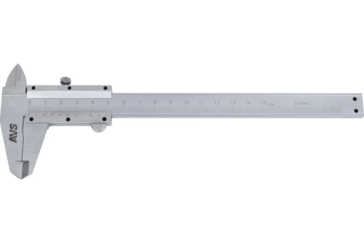 Штангенциркуль 150 мм AVS CLP-150 (шаг 0,02 мм)