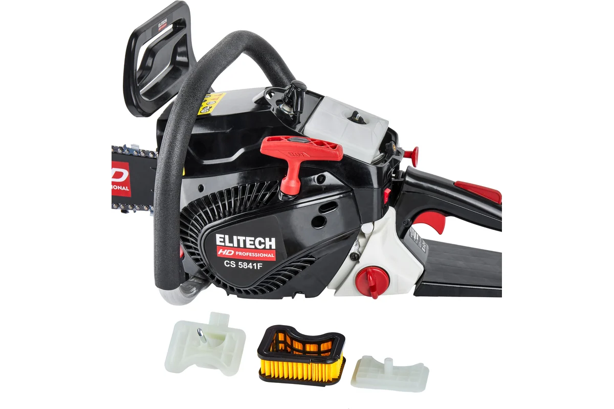 ELITECH HD CS 5841F (E1611.007.00) Бензопила,58.1см3,3.0кВт\4.1л.с.,шина 46см,3/8",1,5, 5,2кг