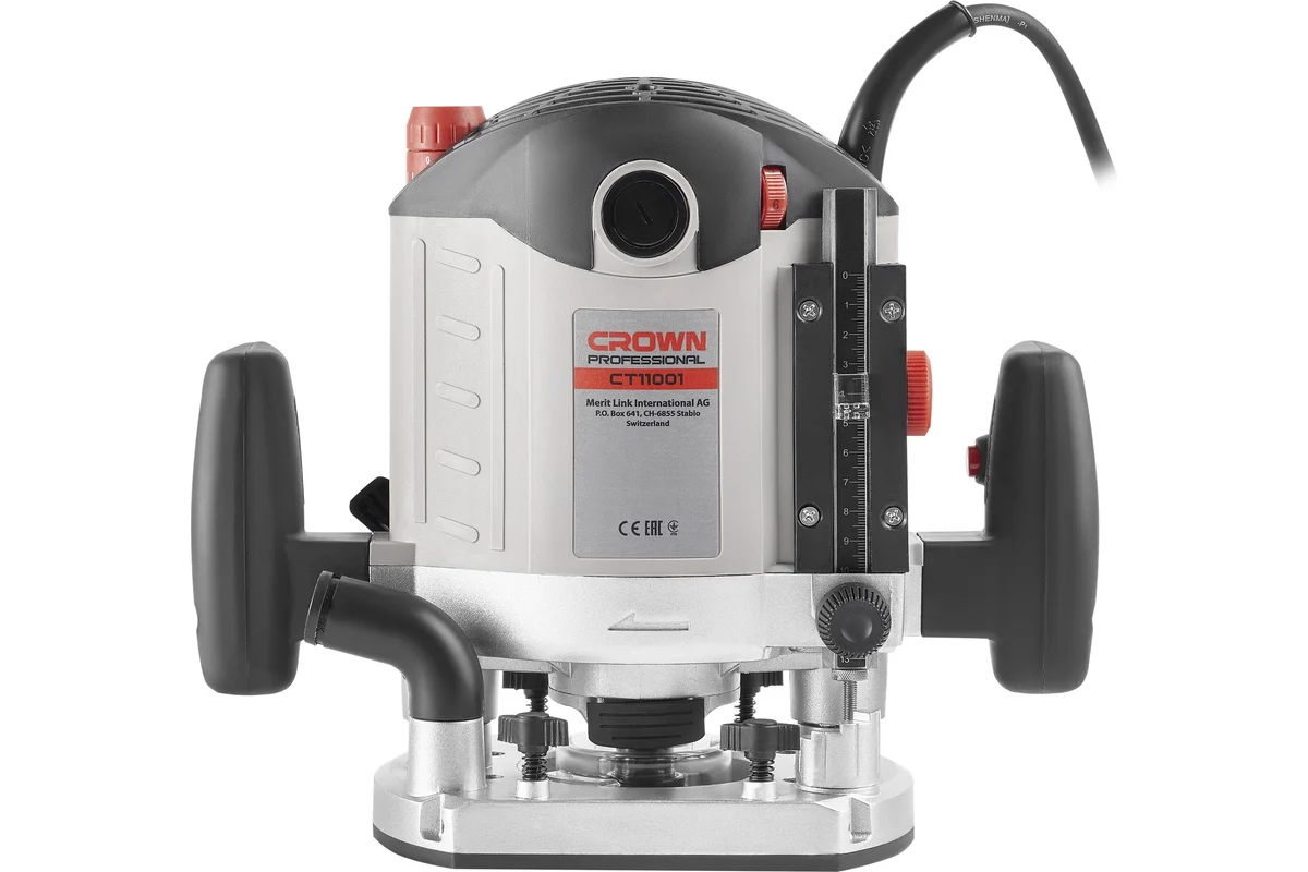 Фрезер CROWN CT11001, 2100Вт, 8000-23000об/мин, цанга 6-8-12мм