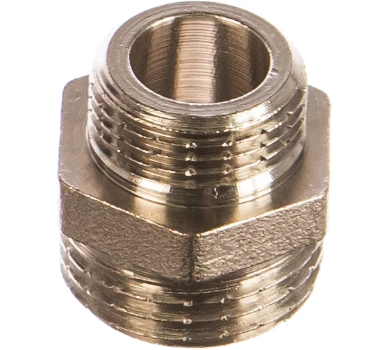 Ниппель переходной 1/2"х3/8" (10/750) //Valtec//ЭЛЬФ