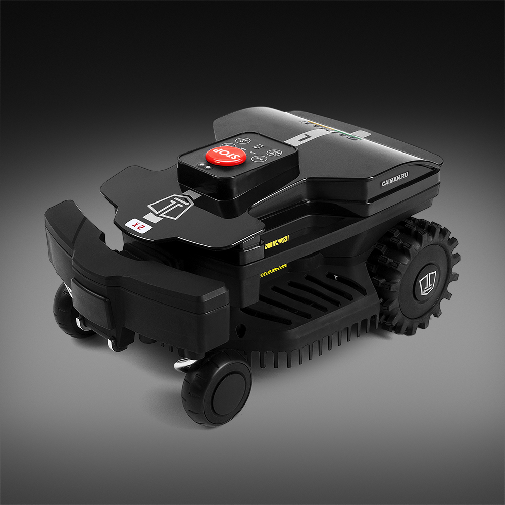 Газонокосилка робот CAIMAN Tech X2 Elite S+ (5 Aч), 1300 кв.м, 18 см, 7,3 кг	
