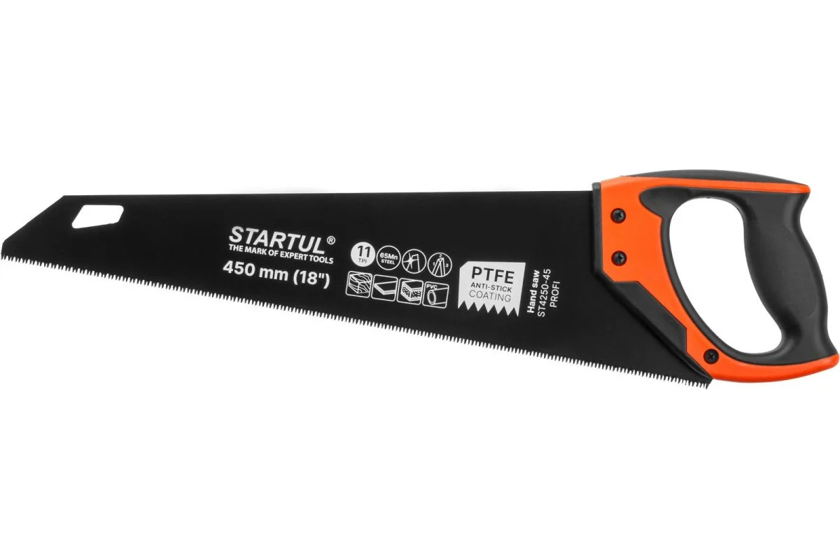Ножовка по дер. 450мм 11 TPI STARTUL PROFI (ST4250-45)