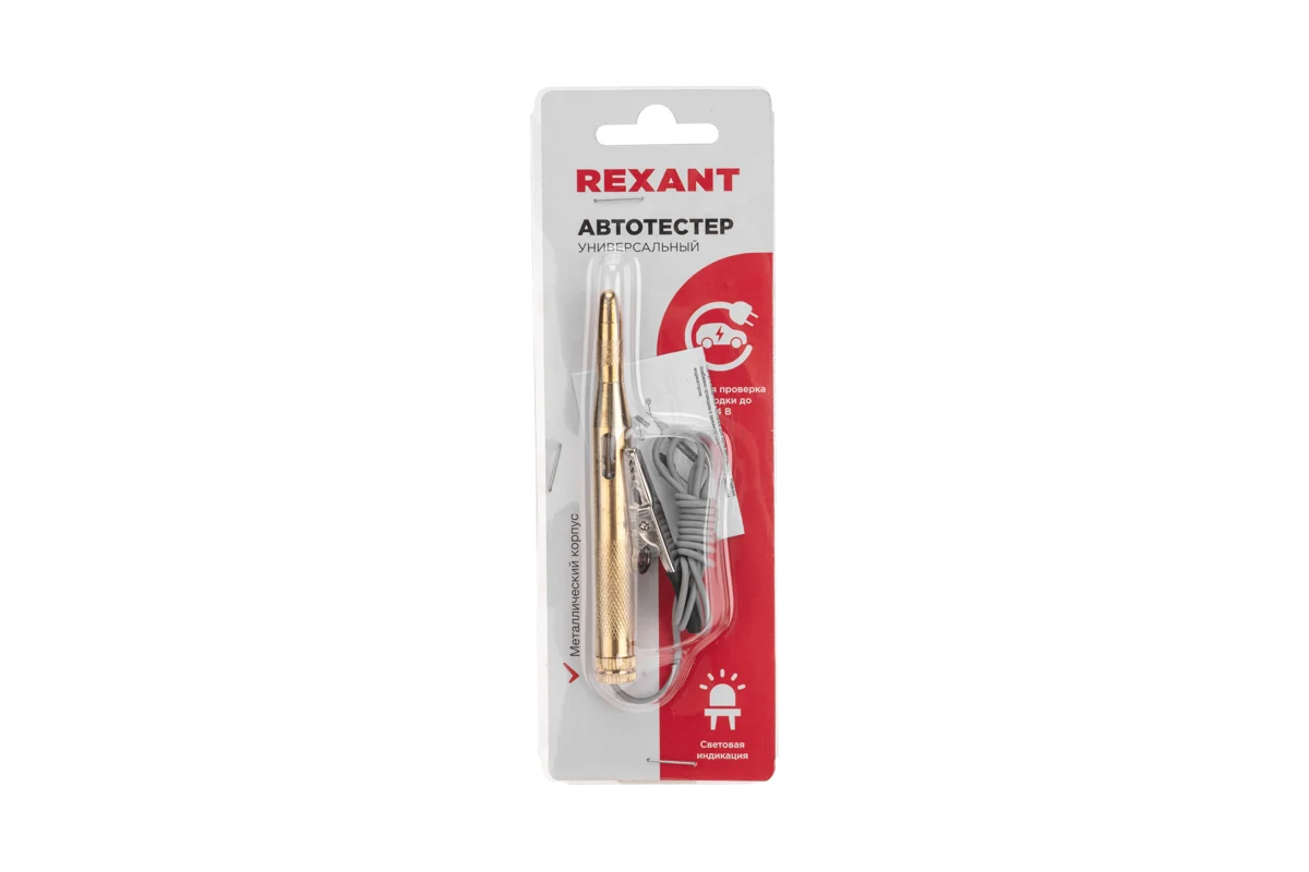 Автотестер универсальный металлический REXANT