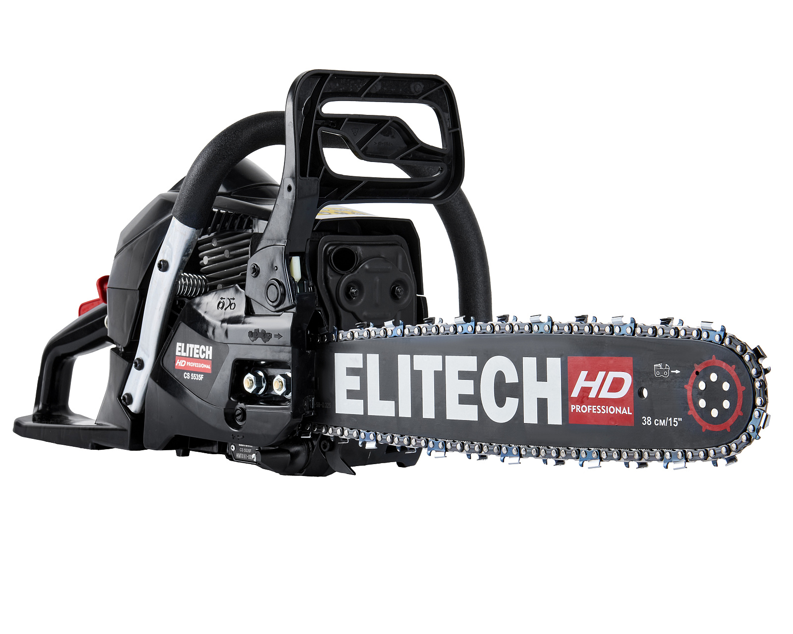 ELITECH HD CS 5535F (E1611.006.00)Бензопила,54.5см3,2.6кВт\3.5л.с.,шина38см,0.325",1,5, 5,2кг