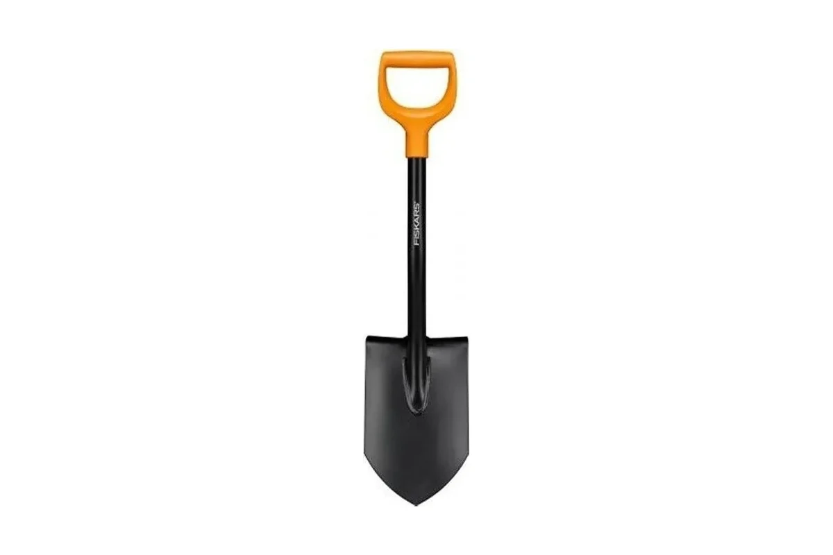 Лопата штыковая укороченная Solid FISKARS (длина:790мм, ширина:95мм)