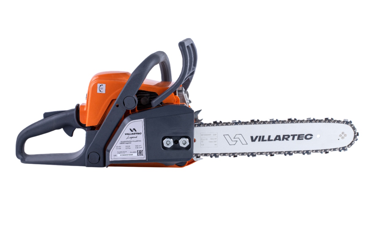 Бензопила VILLARTEC SB018 Legend, шина 35 см.(14")  Цепь 3/8 1.3 50 зв...