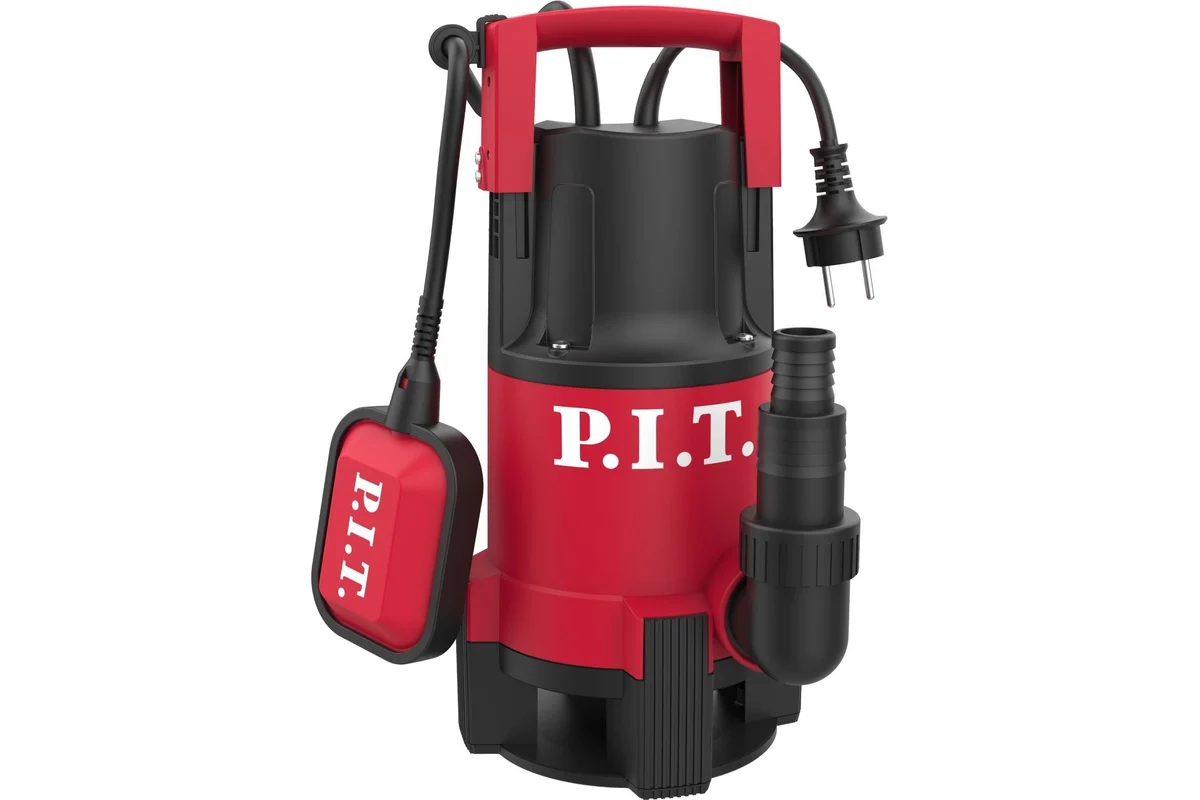 Насос дренажный электрич. P.I.T. PSW550-W (550Вт, грязная вода, напор 9м, 150л/мин, удар. пластик)