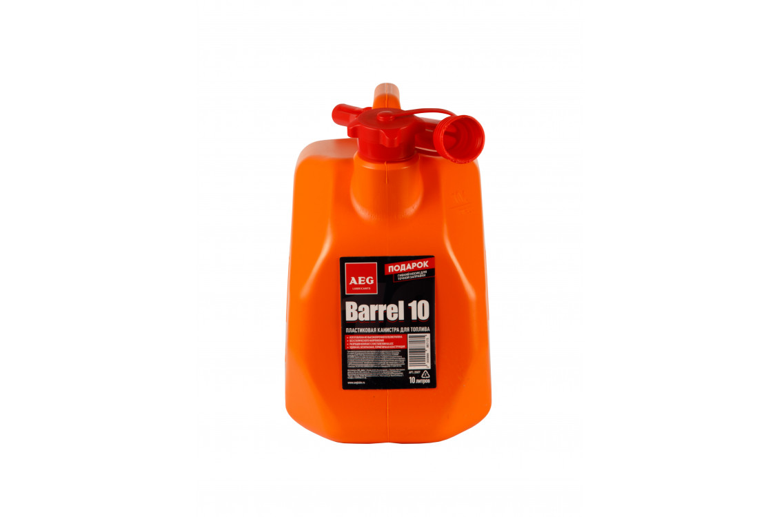 AEG Канистра 10л  BARREL усиленная для топлива (оранжевая) (33627)
