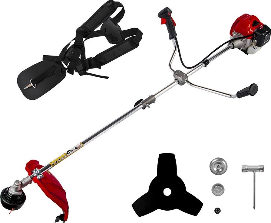 Бензотриммер DDE GB33RD 0.95кВ/1,33л., руль, тр.головка+диск,6,5 кг