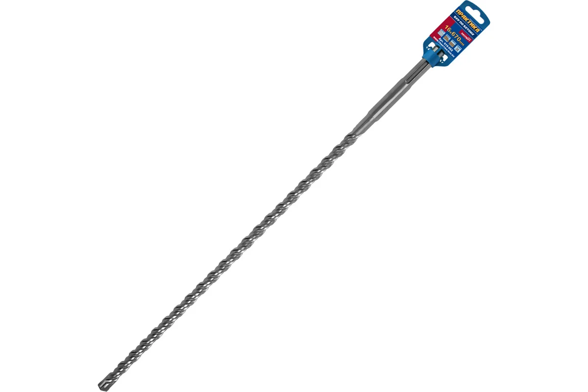 Бур SDS-MAX ПРАКТИКА  16 х 530/670мм, КВАДРО, серия Эксперт, по бетону