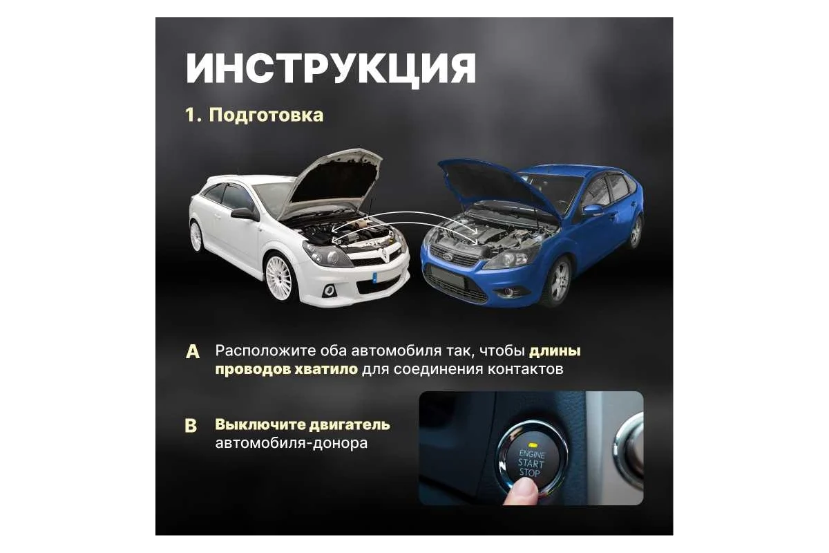 Провода прикуривания 200 Ампер SOLARIS