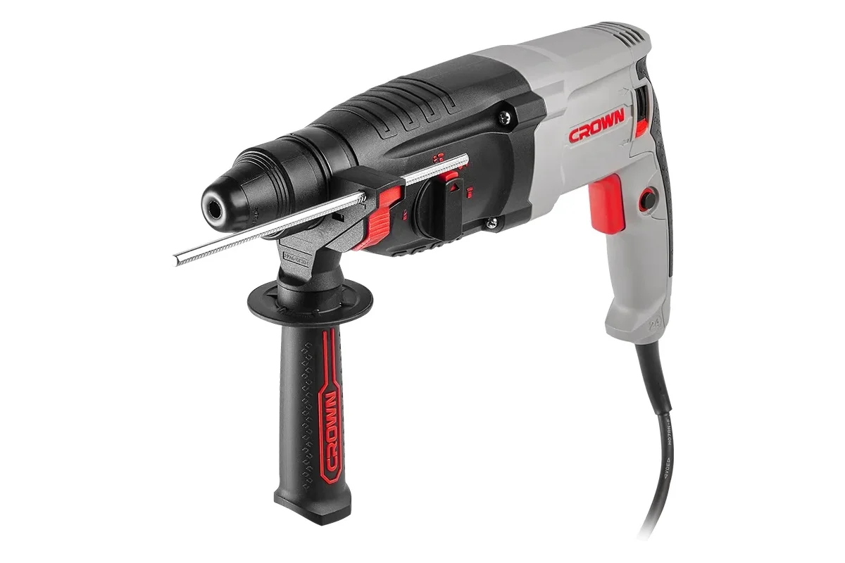 Перфоратор CROWN CT18182 BMC, 800Вт,SDS+,2,8 Дж удар, 0-1350об/мин, 55300уд/мин, кейс