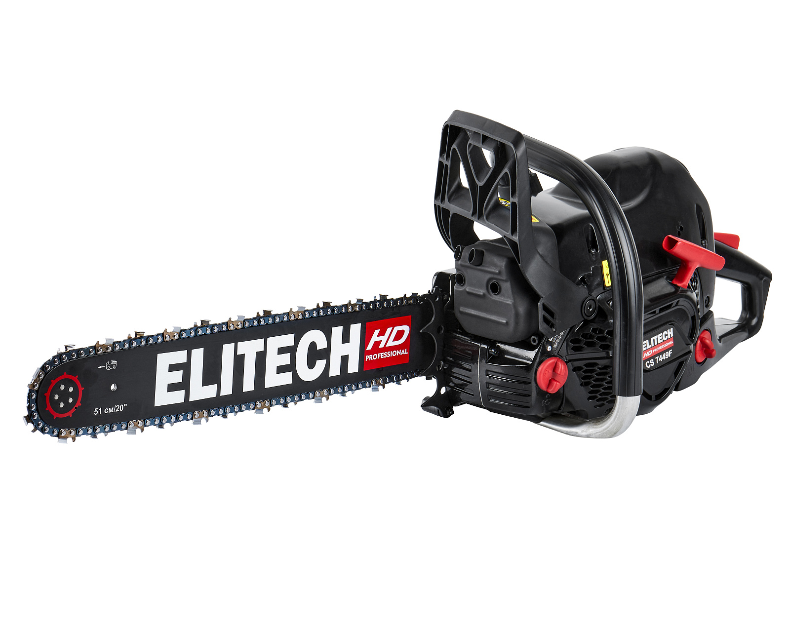 ELITECH HD CS 7449F (E1611.008.00) Бензопила,75.3см3,3.6кВт\4.9л.с.,шина 51см,3/8",1,5, 7.1кг