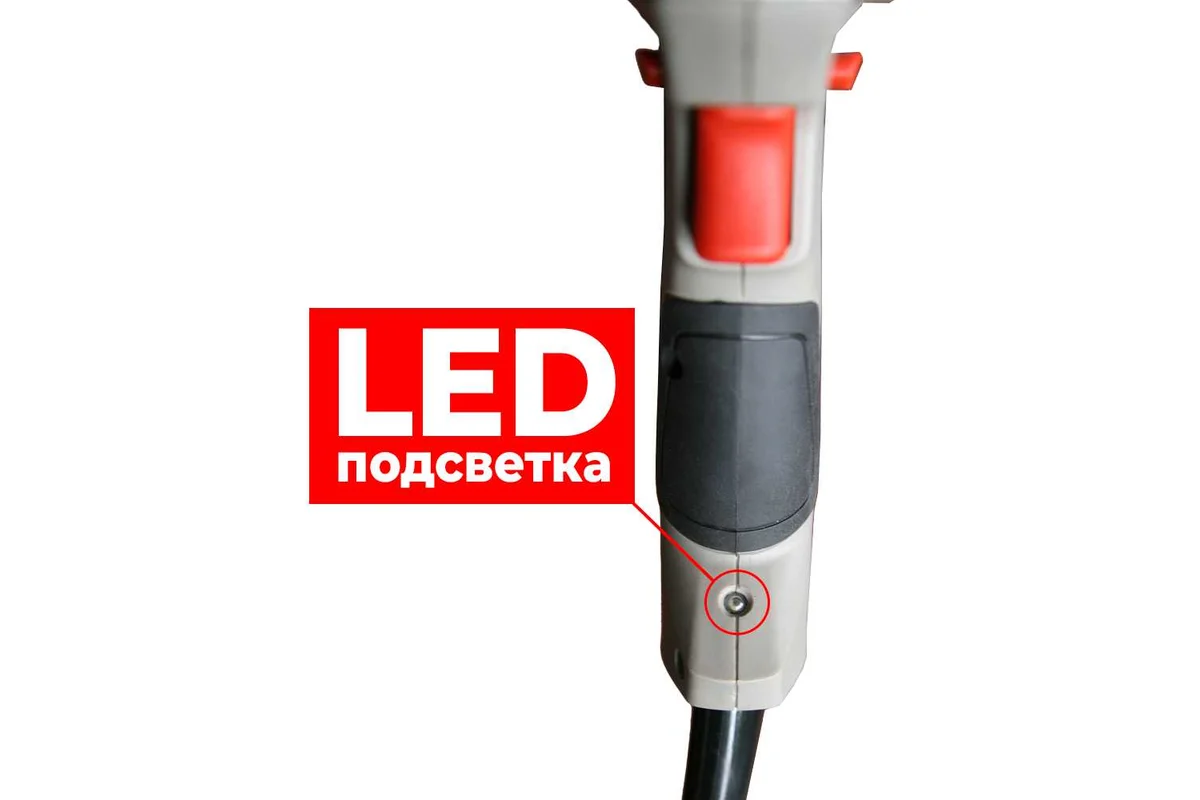 Шуруповерт сетевой CROWN CT10152F, 420 Вт, 0-480/0-1800 об/мин, БЗП 10 мм, 80 Нм,подсветка.