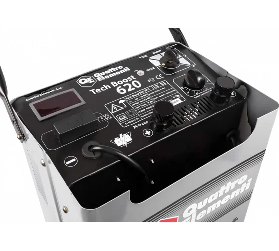 Пуско-зарядное устройство QUATTRO ELEMENTI Tech Boost 620 ( 12 / 24 Вольт, заряд до 90А, пуск до 590
