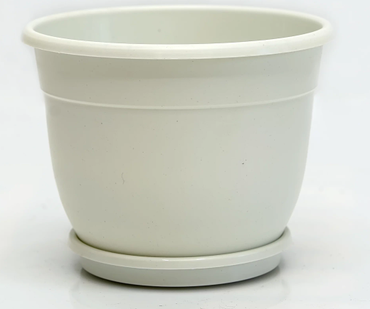 Кашпо PROTEX "Макси" с подставкой 2,2 л. цв. белый