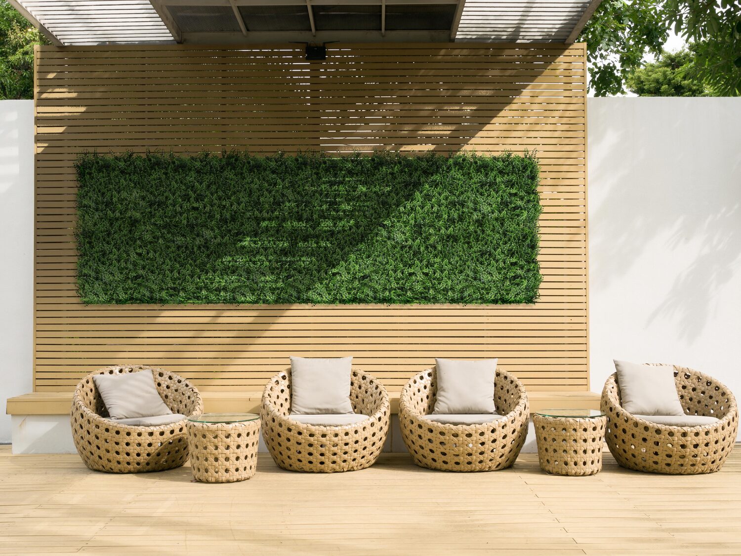 Искусств. растения Самшитовые коврики на стену Premium Grass FloraScape Fern Bracken 50*50 
