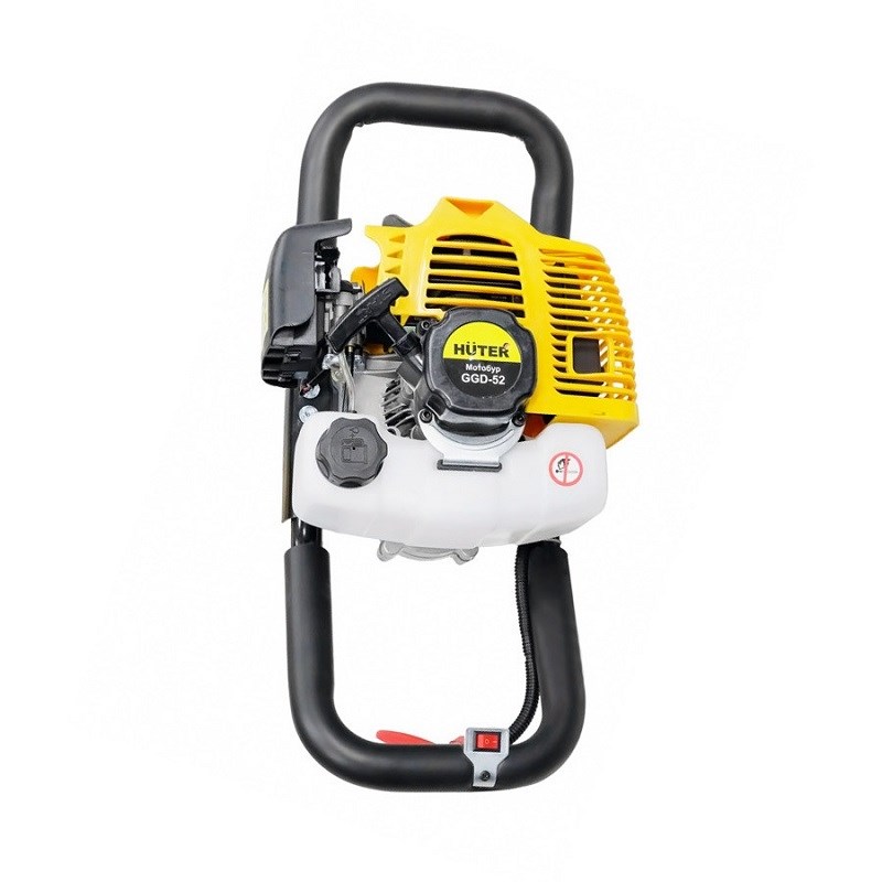 Бензобур HUTER GGD-52  без шнека, 2х-тактн, 1,8кВт/2,5л/с, бак 1,2 л, 8700 об/мин, 6,8 кг