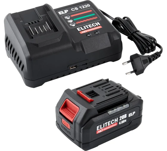 ELITECH HD SSC 2028BL (E2206.027.01) Пила саб.ак.б/щет,20В,1х4.0Ач,ELP,0-2800об/мин,ход-25.4мм,рез-1