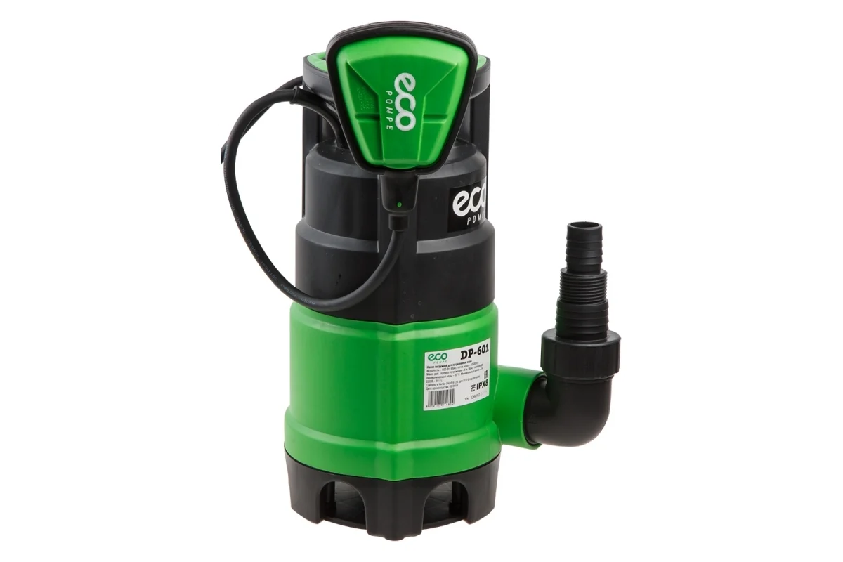 Насос погружной для загрязненной воды ECO DP-601, 600 Вт