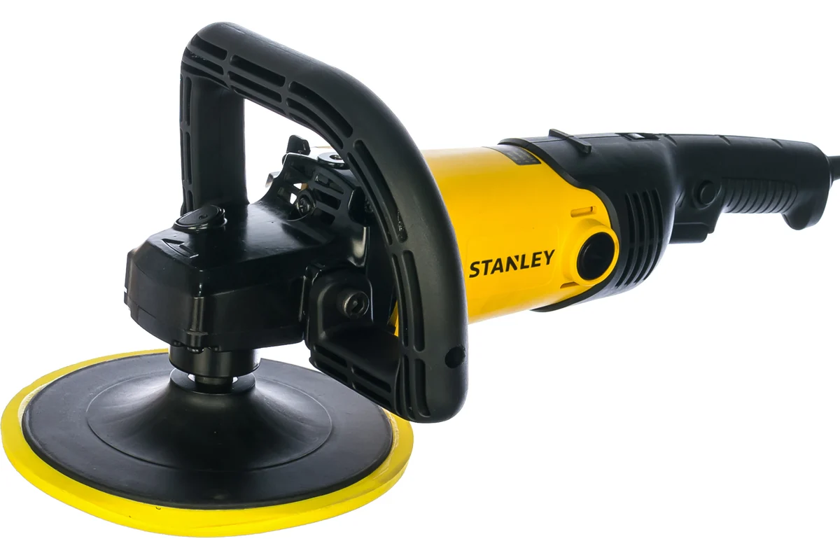 STANLEY SP137-RU Полиров. машина, 1300Вт, 180мм, VELCRO, рег. об.шт