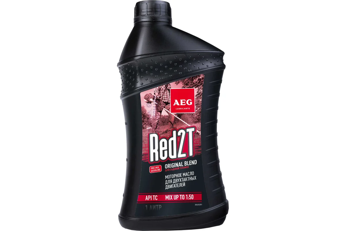 AEG Universal 2T Motor Oil API TC Масло 2Т мин. 1л (30625)