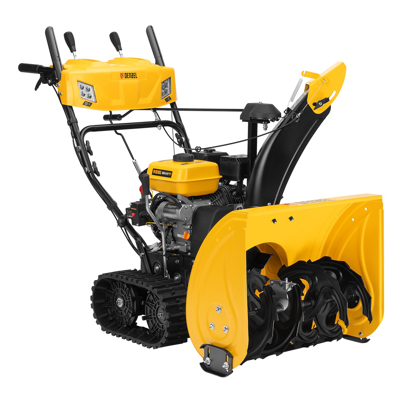 Снегоуборщик бенз. SBM 610DT PRO, 212cc, гусеницы, эл.старт, блок. дифф.// Denzel