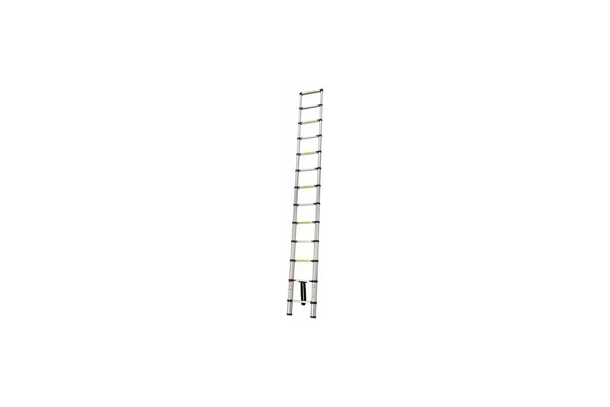Лестница телескопическая 1-секц. алюм. 380см, 13 ступ. 10,4кг STARTUL (ST9734-038)