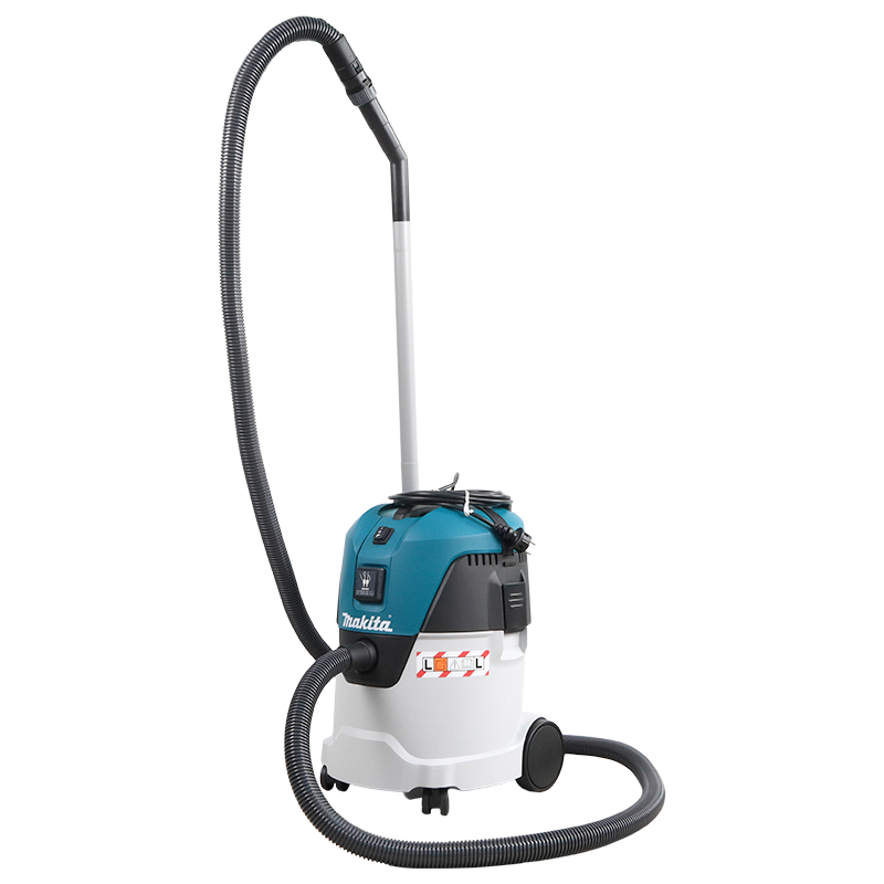 Makita Пылесос VC2512L. промышленный, 1кВт, сухого мусора и жидкостей, 216 м3/ч, бак 25л