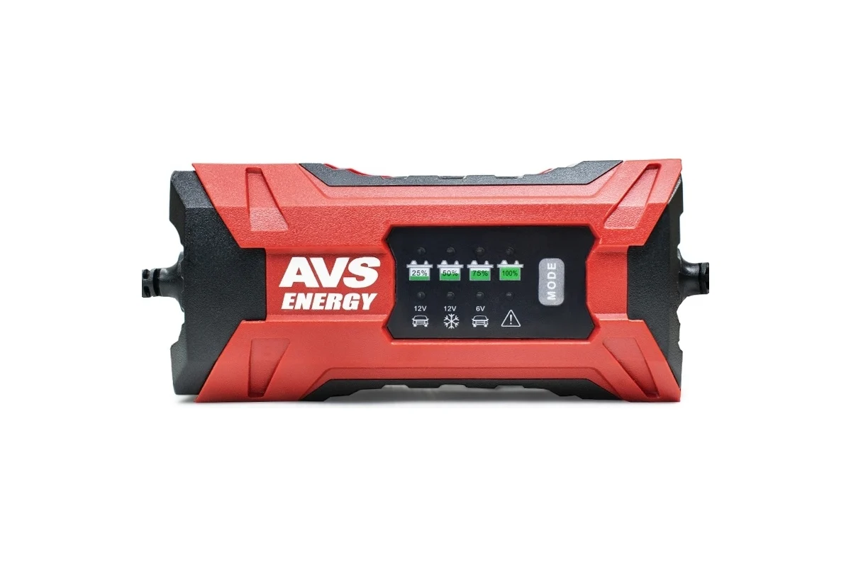 Зарядное устройство для автомобильного аккумулятора AVS BT-2S (2A,25W) 6/12V