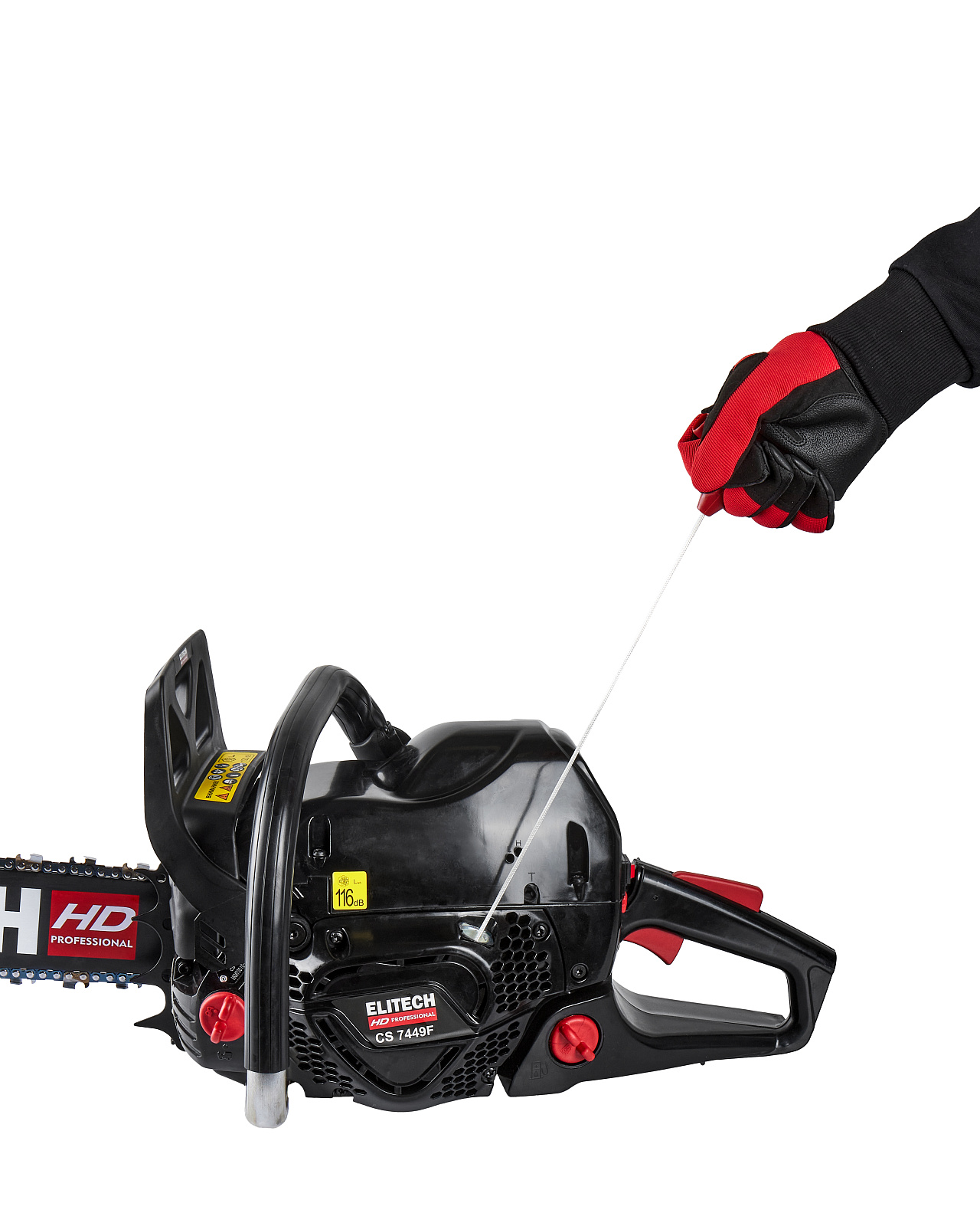 ELITECH HD CS 7449F (E1611.008.00) Бензопила,75.3см3,3.6кВт\4.9л.с.,шина 51см,3/8",1,5, 7.1кг