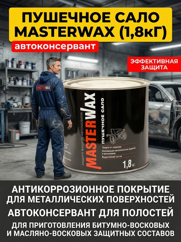 Пушсало 1,8кг MASTER WAX