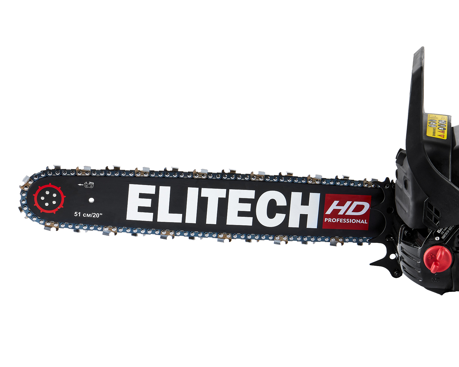ELITECH HD CS 7449F (E1611.008.00) Бензопила,75.3см3,3.6кВт\4.9л.с.,шина 51см,3/8",1,5, 7.1кг