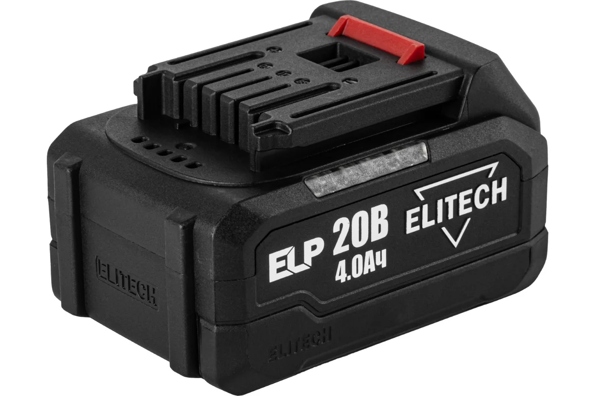 ELITECH Аккумулятор АКБ 2040С (E0911.052.00) ELP, 20В, 4.0Ач, Slider