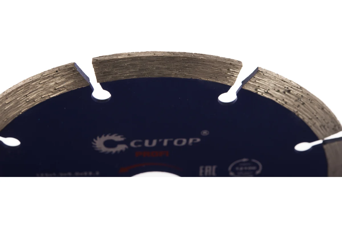 Диск отрезной алмазный сегментный Cutop Profi, 125 x1,9 x 8,0 x 22,2 мм