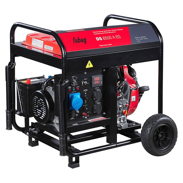 Дизельный генератор FUBAG DS 6500 A ES  6/6,5кВт, 220В, 1.5л/ч, бак 12,5л