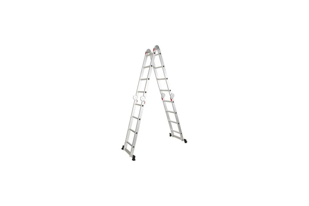 Лестница алюм. многофункц. 4х4 ступ. (стрем.-228см, лестн.-460см) 13кг STARTUL (ST9732-04)