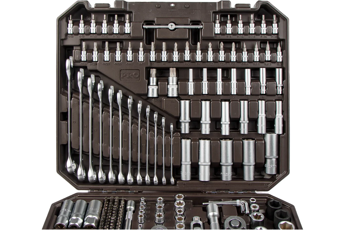 Набор головок и ключей 219пр. 1/4",3/8",1/2" PRO STARTUL DAKAR (PRO-219DK)