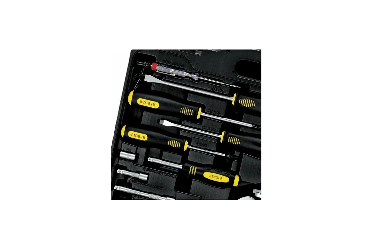 Набор инструмента 1/2"-1/4", 89 пр. универсальный //BERGER