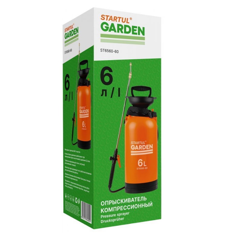 Опрыскиватель компрессионный 6л STARTUL GARDEN (ST6560-60)