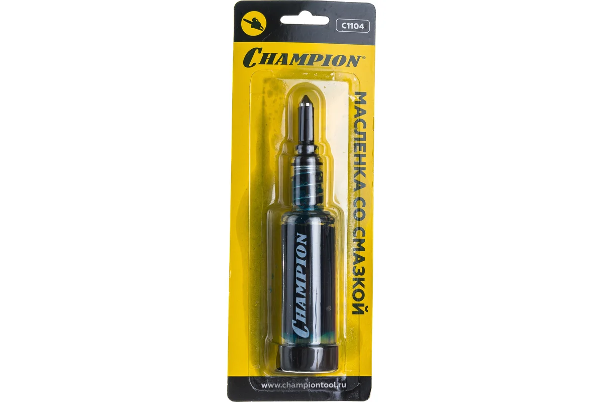 Масленка пластиковая CHAMPION со смазкой 20г