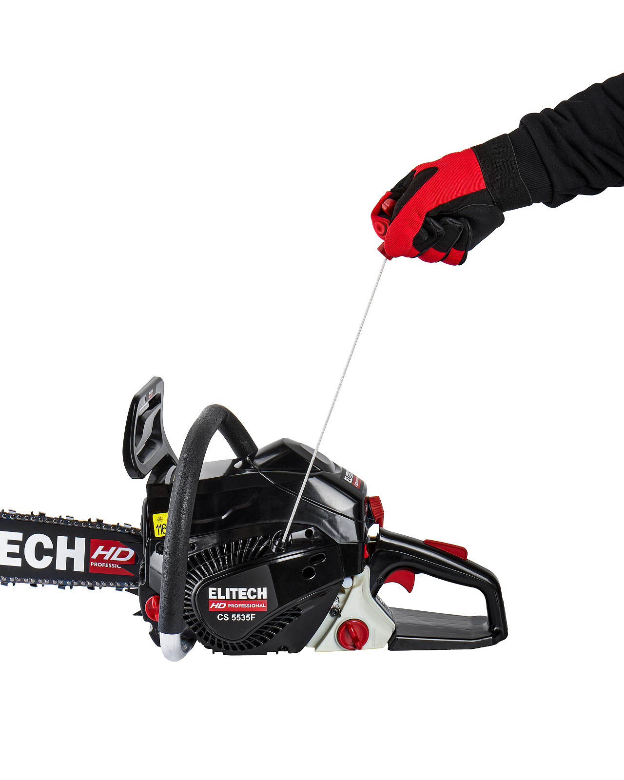 ELITECH HD CS 5535F (E1611.006.00)Бензопила,54.5см3,2.6кВт\3.5л.с.,шина38см,0.325",1,5, 5,2кг