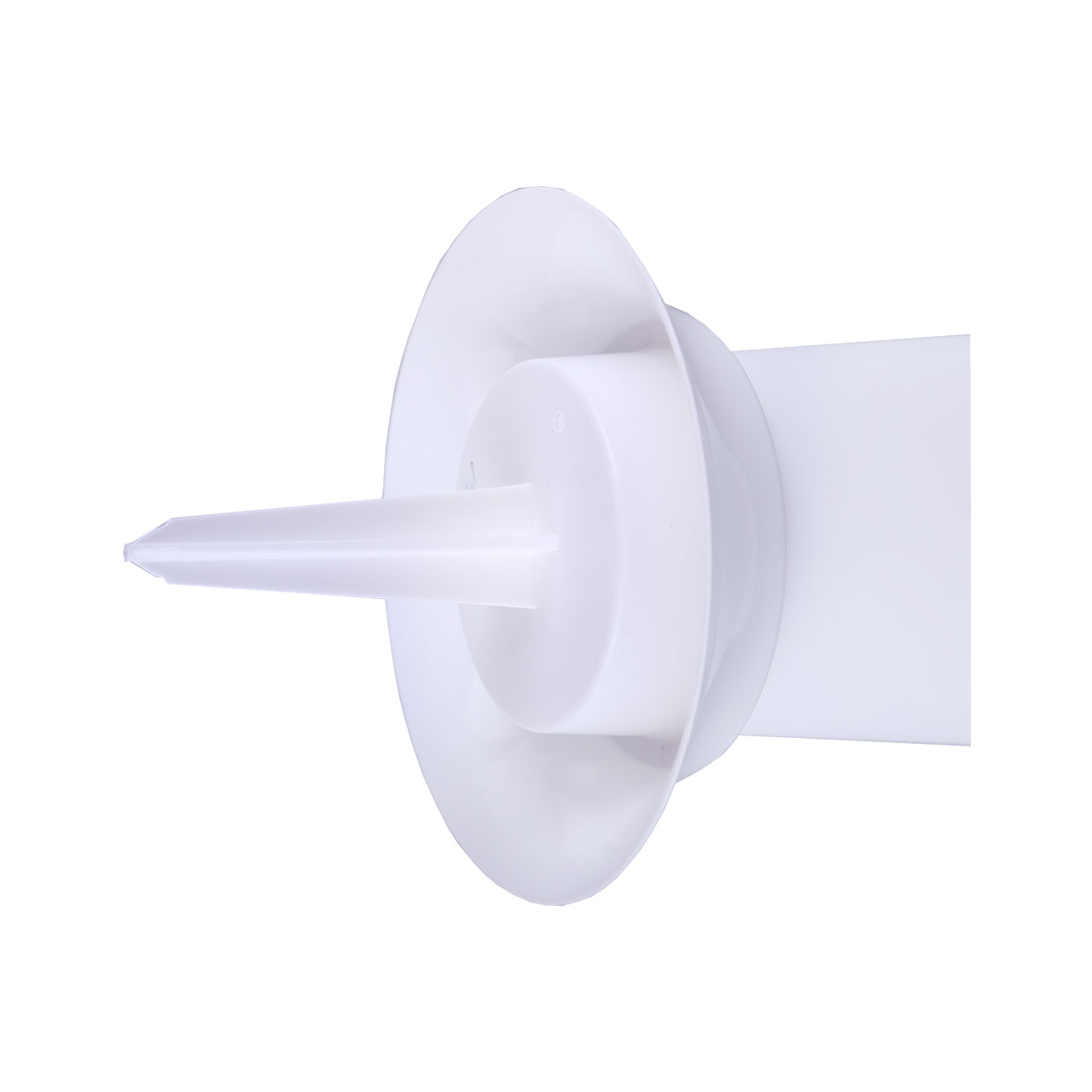 Ваза для цветов под срезку Альтернатива, с колышком, пластиковая, 41 см, белая