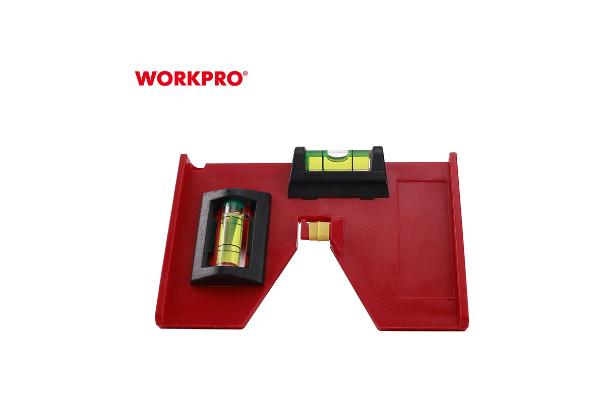 Уровень Угловой 125*75мм (магнитный, 3 глаза) Workpro, WP262029