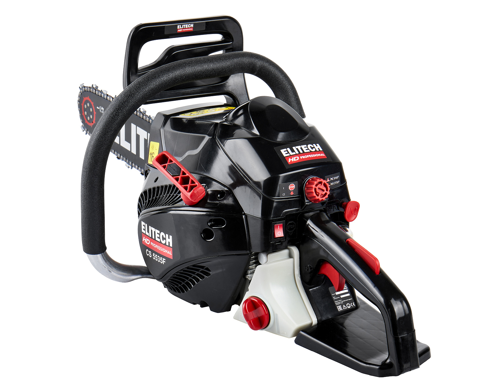 ELITECH HD CS 5535F (E1611.006.00)Бензопила,54.5см3,2.6кВт\3.5л.с.,шина38см,0.325",1,5, 5,2кг