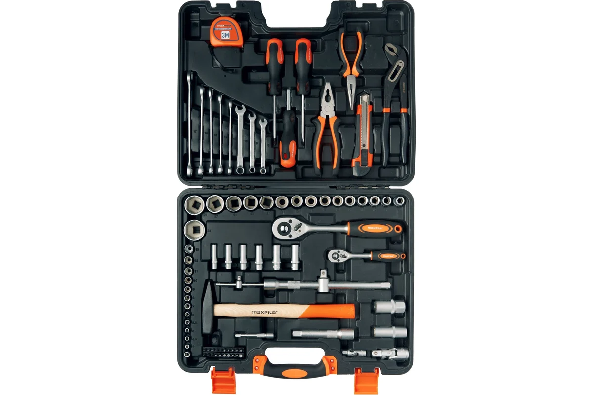 Набор инструментов MXT-83-SET (83 предмета, 1/2" и 1/4", CrV)