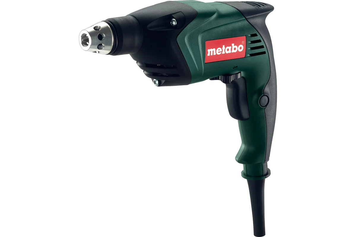 Metabo Шуруповерт SE 2800, сетевой 400 Вт, 0-2850 об/мин, макс. момент 8 Nm, рег.глубина завинч.