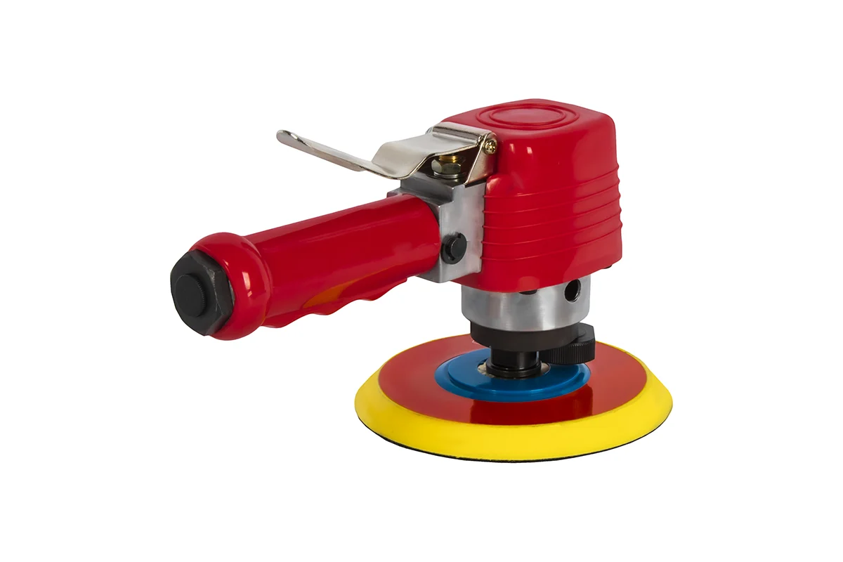 Шлифмашина пневматическая QUATTRO ELEMENTI орбитальная, 150 мм 10000 об/мин, крепление Velcro, разъе