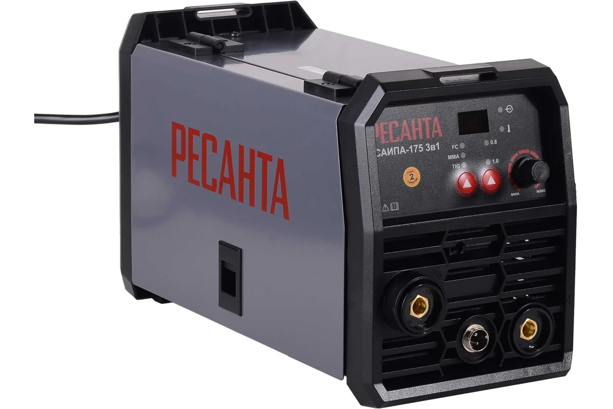 Сварочный полуавтомат САИПА-175 3в1 Ресанта, 220В, MMA/FCAW/TIG