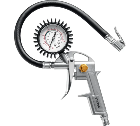 Набор пневматический:краскораспылитель с бачком,пистолеты 5пр. STAYER